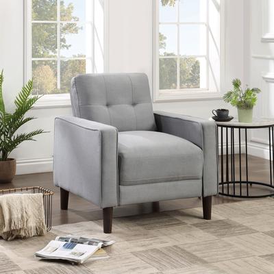 Upholstered Tufted Accent Chair