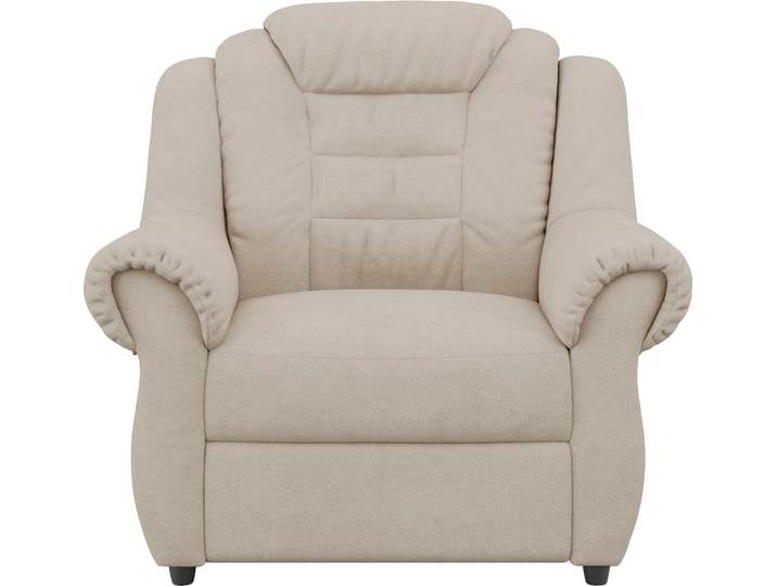 Sessel GOODPRODUCT Boston , beige, H:102cm T:101cm, 100% Polyester, Sessel, Sessel, mit hoher Rückenlehne