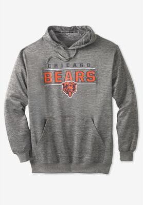 Men's Big & Tall NFL Performance Hoodie by NFL in Chicago Bears (Size 3XL)