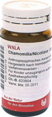 WALA Heilmittel GmbH CHAMOMILLA/NICOTIANA Globuli 20 g 08785118