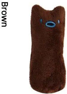 Inspired Living Catnip Plush Chew Toy For Happy, Active Cats coffee