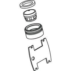 Hansgrohe Strahlregler M24x1 6 l/min diebstahlsicher, 98802000 98802000