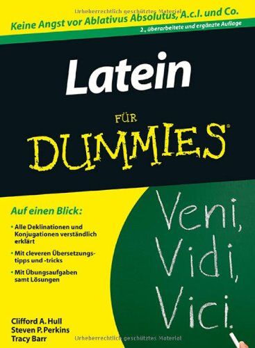 Hull, Clifford A. - Latein für Dummies (Fur Dummies) - Preis vom 17.10.2026 19:25:27 h