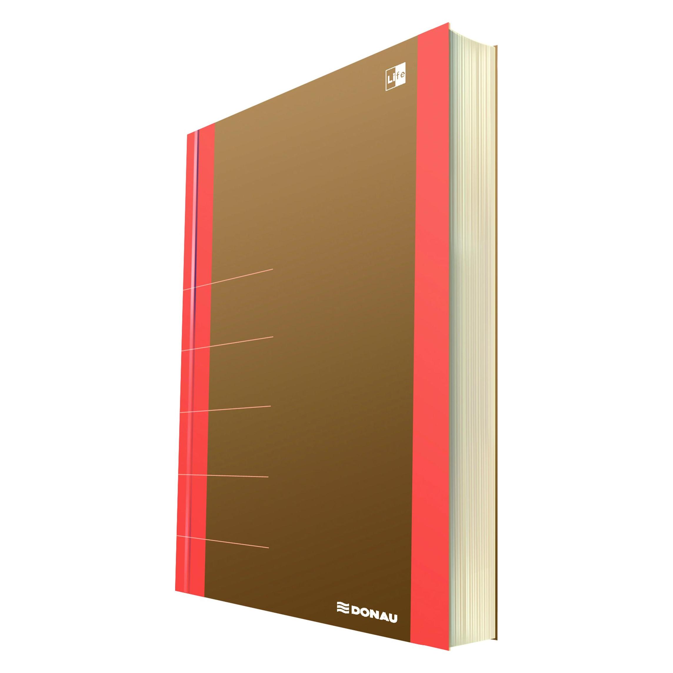 Donau Notizbuch life, organizer, 165x230mm, 80 blatt, orange (Harter Einband) (41937679)