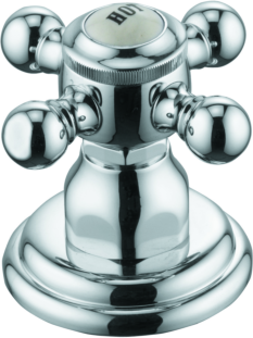 Kludi 1926  Seitenventil 518180520 Standmontage, Markierung: Hot, chrom