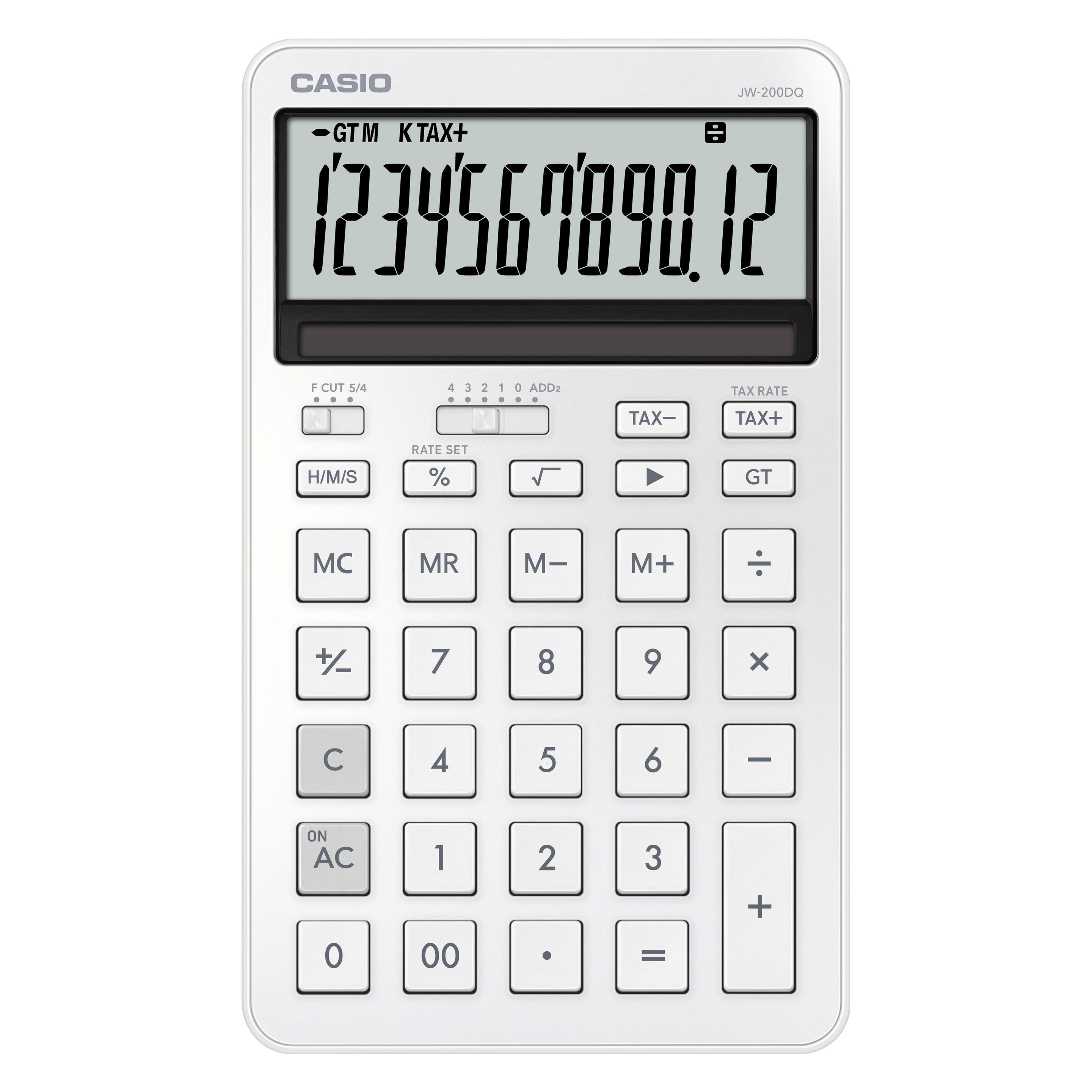 Casio JW-200DQ-WE weiss (Batteriebetrieb, Solarenergie) (JW-200DQ-WE)