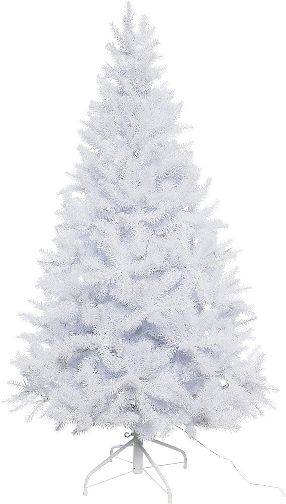 kaiserkraft Künstlicher Tannenbaum, weiß, inklusive Ständer, Gesamthöhe 1500 mm