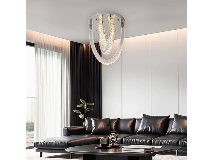 VETRULUS cristal plafond lustre décoration de la maison de luxe Led plafonniers salon chambre salle à manger luminaire lampe