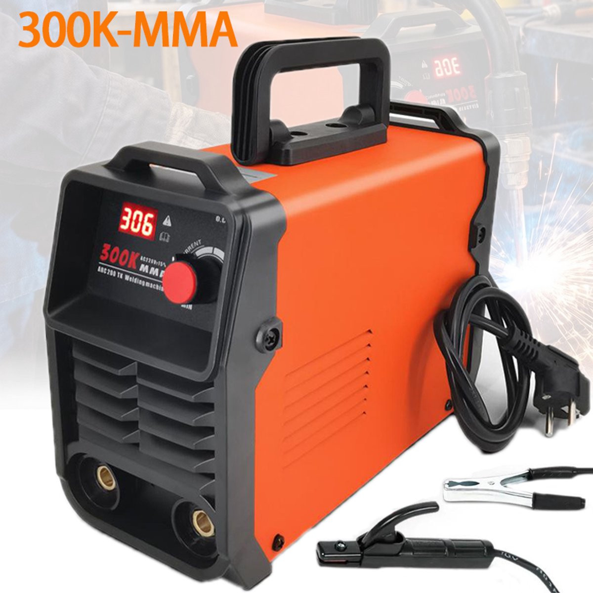 Booglasapparaat met Digitale Inverter, Hot Start en Anti-Stick, 220V, Oranje
