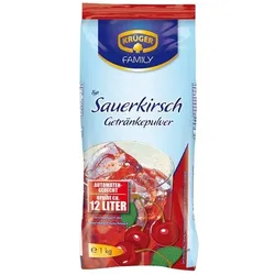 KRÜGER Getränkepulver »Sauerkirsch« 1kg