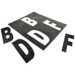 Deko Light 930808 Hausnummerntafel EEK G (A - G) 100 mm Schwarz