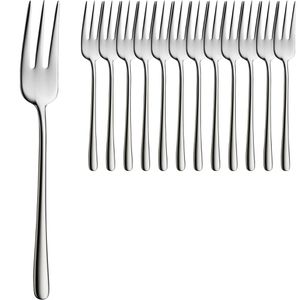 WMF Kuchengabeln Professional Scala, silber poliert, Edelstahl 18/10, 14,5 cm, 12 Stück