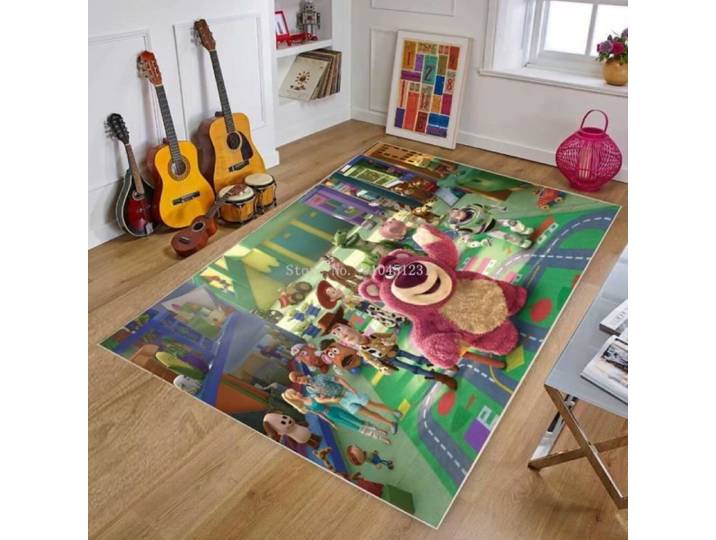 Tapis de jeu antidérapant Disney Toy Story Buzz l'éclair - 120x180cm