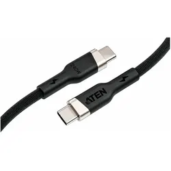 Aten 240W USB-C to USB-C Braided (1 m, 240 W), USB Kabel