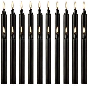 Uplift Picks Classic Black Dinner Candles Set Drip Free Unscented Table Candles Pack Of 20 Classic Black Dinner Candles Set Drip Free Unscented Table Candles Pack Of 20