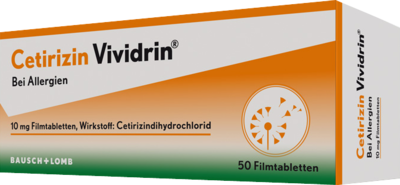 Dr. Gerhard Mann CETIRIZIN Vividrin 10 mg Filmtabletten 50 St 12364316