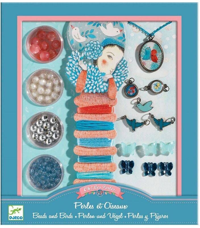 Bijoux à créer perles et oiseaux - Djeco