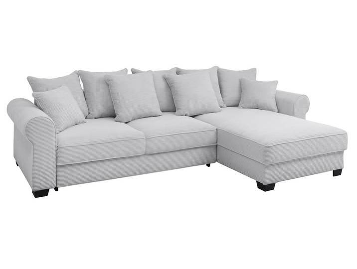 Hom´in Ecksofa Maureen XL, taupe, Cord