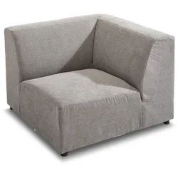 CASEDO Sofa-Eckelement klein (7120) Valencia Stoff Grau Stone