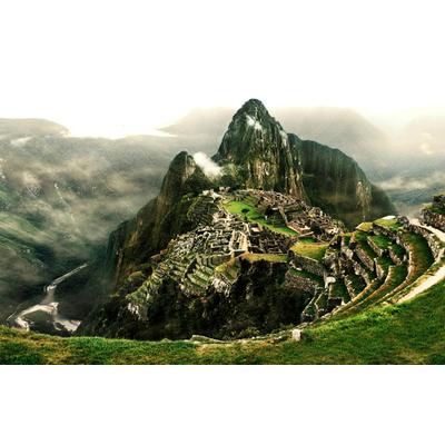 Fototapete PAPERMOON "Machu Picchu", bunt, B:3,5m L:2,6m, Vlies, Tapeten