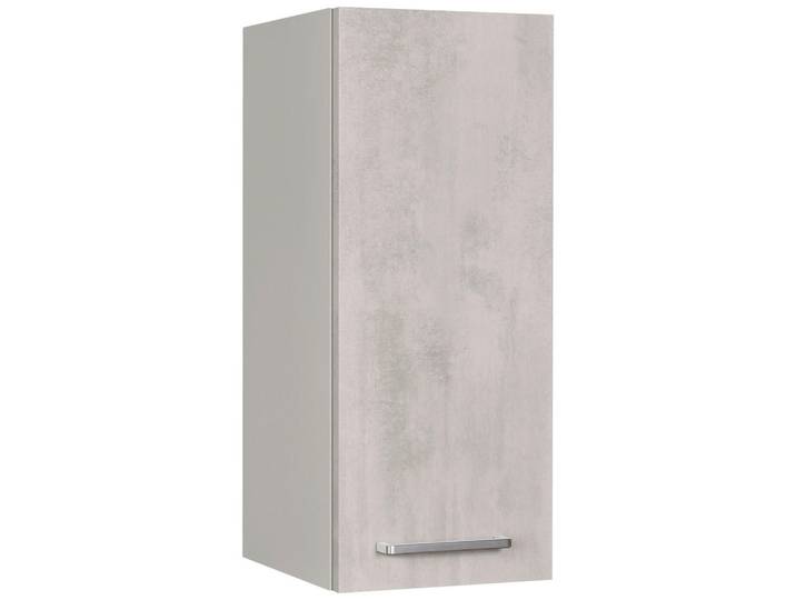 Küchenoberschrank, Hellgrau, 30x72x35 cm, Holzwerkstoff, 2 Fächer, Hängend, Nobilia