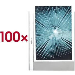 Durable Prospekthüllen A5 glasklar Polypropylen (PP) 100 Stück transparent