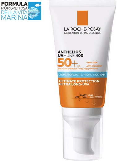 La Roche Posay La Roche-Posay Anthelios UVMune 400 Crema Solare Idratante SPF50+ Per Pelli Sensibili 50ml