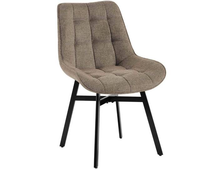 furnicato Esszimmerstuhl Colby 83x54x61 cm taupe (1 St)