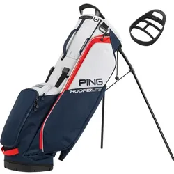 Ping Hoofer Lite Standbag navy/platinum/rot