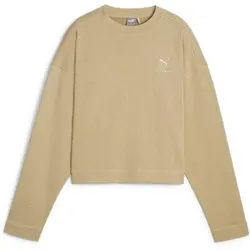 PUMA Damen Sweatshirt BETTER SPORTSWEAR Crew, Größe M in Braun Braun