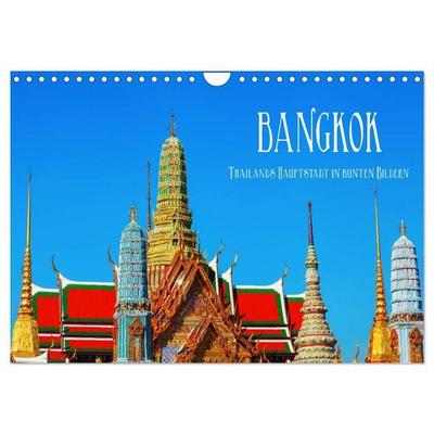 Bangkok - Thailands Hauptstadt in bunten Bildern (Wandkalender 2027 DIN A4 quer), CALVENDO Monatskalender