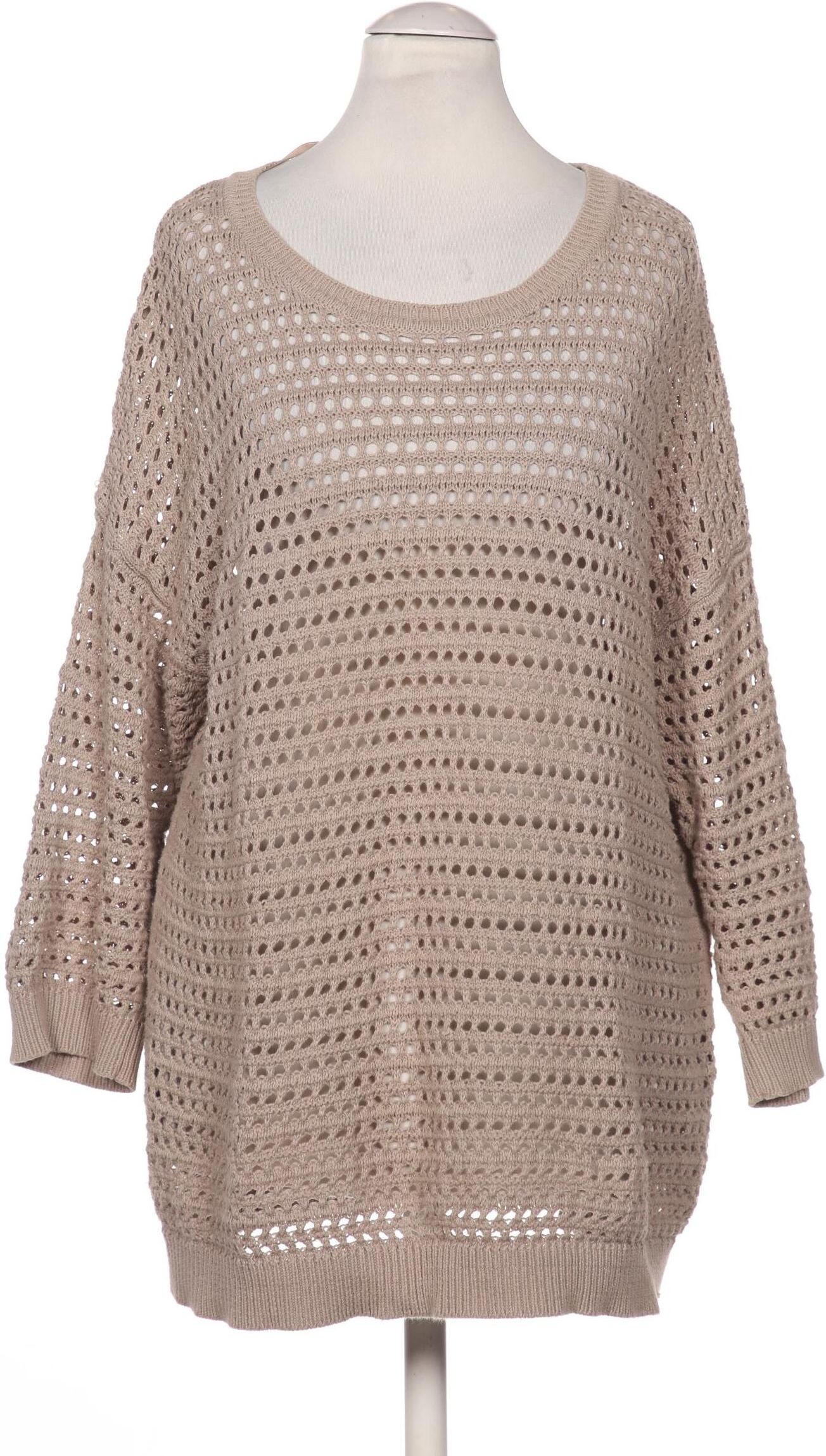 Charles Vögele Damen Pullover, Beige, Gr. M, Baumwolle - Second Hand