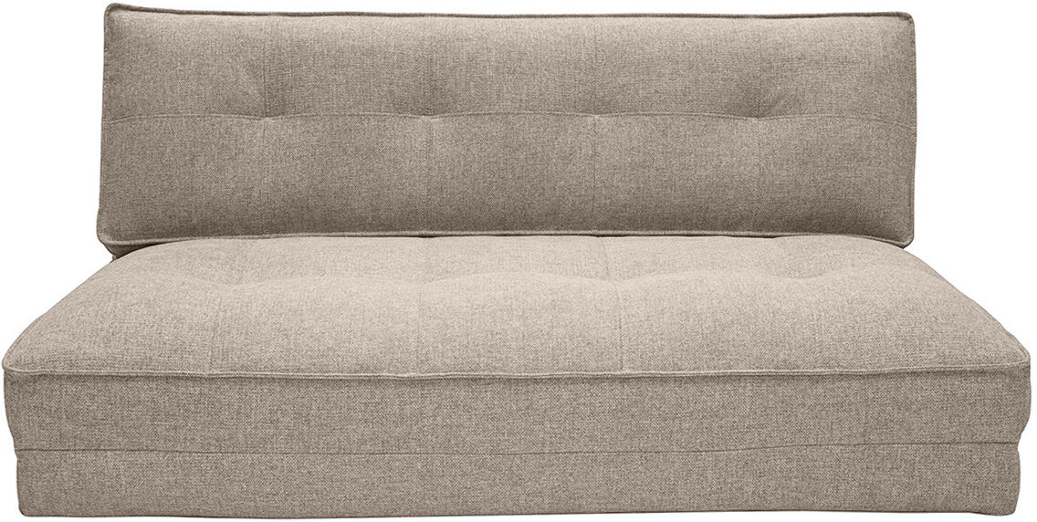 Miliboo Zweisitzer-Relaxsessel aus taupefarbenem Stoff SALLY