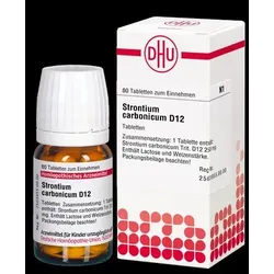 STRONTIUM CARBONICUM D 12 Tabletten 80 St Tabletten