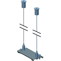 Ridi-Leuchten Seilpendel ZSP-E LF-T16-S