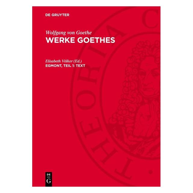 De Gruyter Egmont, Teil 1: Text (Deutsch, Hardcover) (67795817)