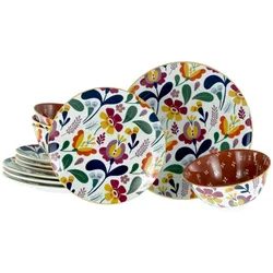 creaTable Tellerset 12-tlg FOLKLORE - B/H/T ca. 36.00x32.00x33.00