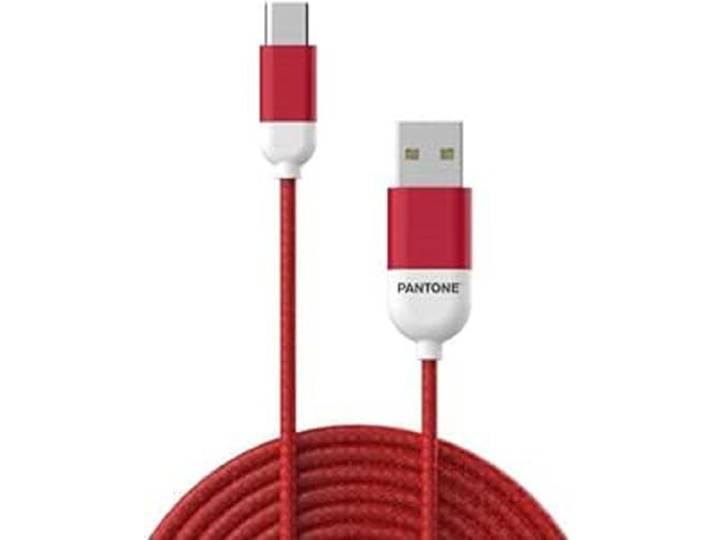 PANTONE Celly USB-naar-USB-kabel, rood