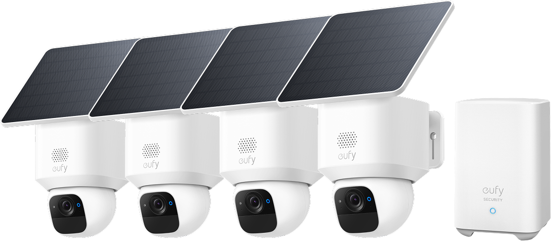 eufy SoloCam E30 *4+ HomeBase S380