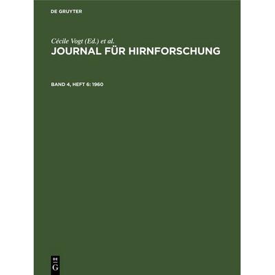 1960, Gebundene Ausgabe von , De Gruyter, 978-3-11-251997-4