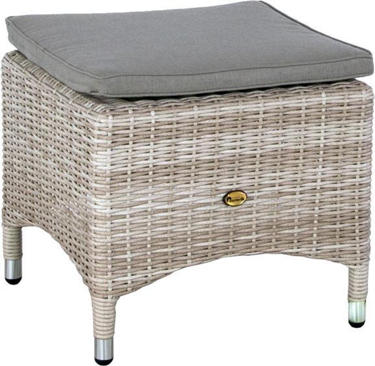 Hocker Kingston Beige met Stoffen Bekleding voor Volwassenen