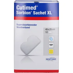 Cutimed Sorbion Sachet Wundauflage Xl 25x45 cm 12 ST