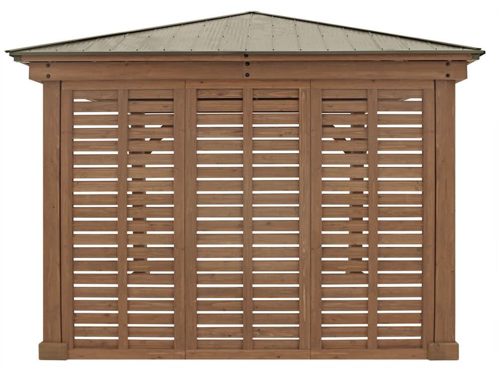 Westmann Holz Seitenwand für Pavillon Devon Natur 8x298x232 cm