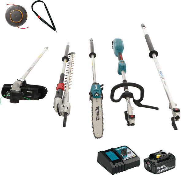 Makita DUX18 - Débroussailleuse à batterie multifonction - 18V - 3Ah