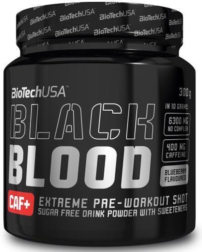 BiotechUSA Black Blood CAF Blueberry 300 g Grape