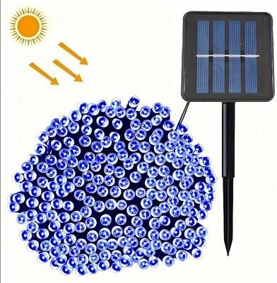 Multicon Wholesale Hub Twinkle Fairy Lights For Xmas, Solar Powered LED Garden Decoration blue 100led