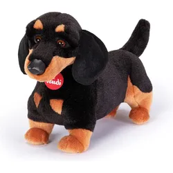 Trudi Klassik Plüschhund Dackel Leo 13 x 24 x 34 cm (M), hochwertiges Stofftier mit weichen Material (34 cm)