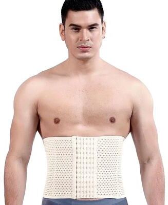 Uplift Treasures Mens Waist Trainer Belt For Tummy Control And Fitness Support beige l