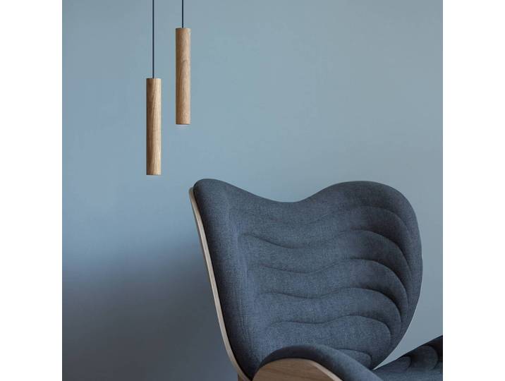UMAGE Holz Hängelampe Chimes, Holz hell, für Wohn- / Esszimmer, Holz, Modern, Pendelleuchte
