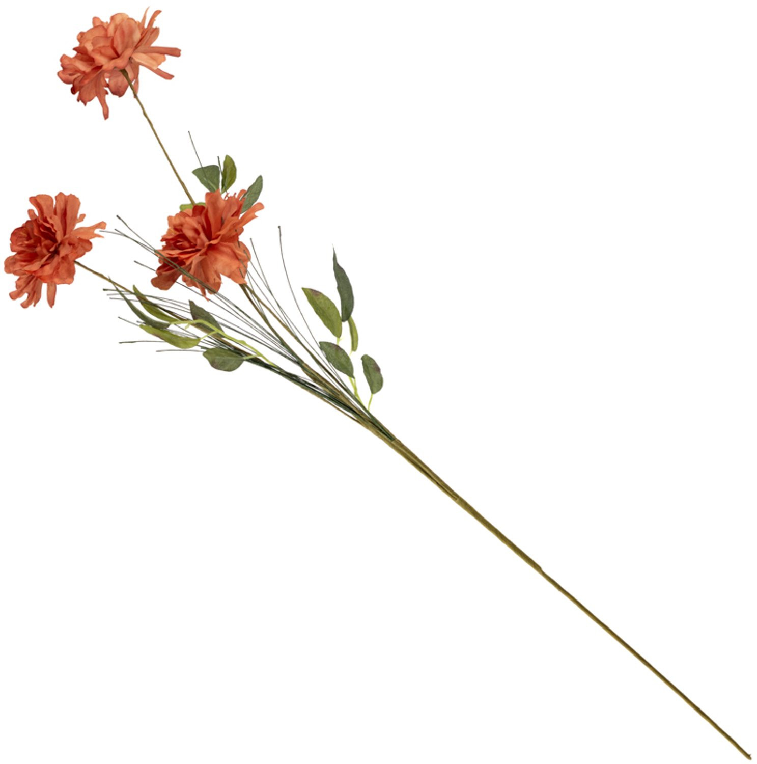 Veldboeket met rode dahlia's, 75 cm